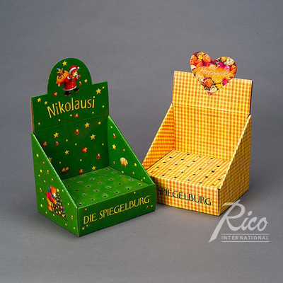 جودة  Customizable Highly Visible Brown 1/4 Pallet Market Boxes For Branding مصنع